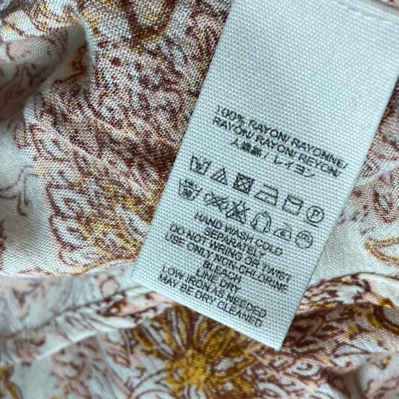 Free People Lady Luck Printed Tunic Size Small Bohemian Mini Dress - Picture 10 of 16